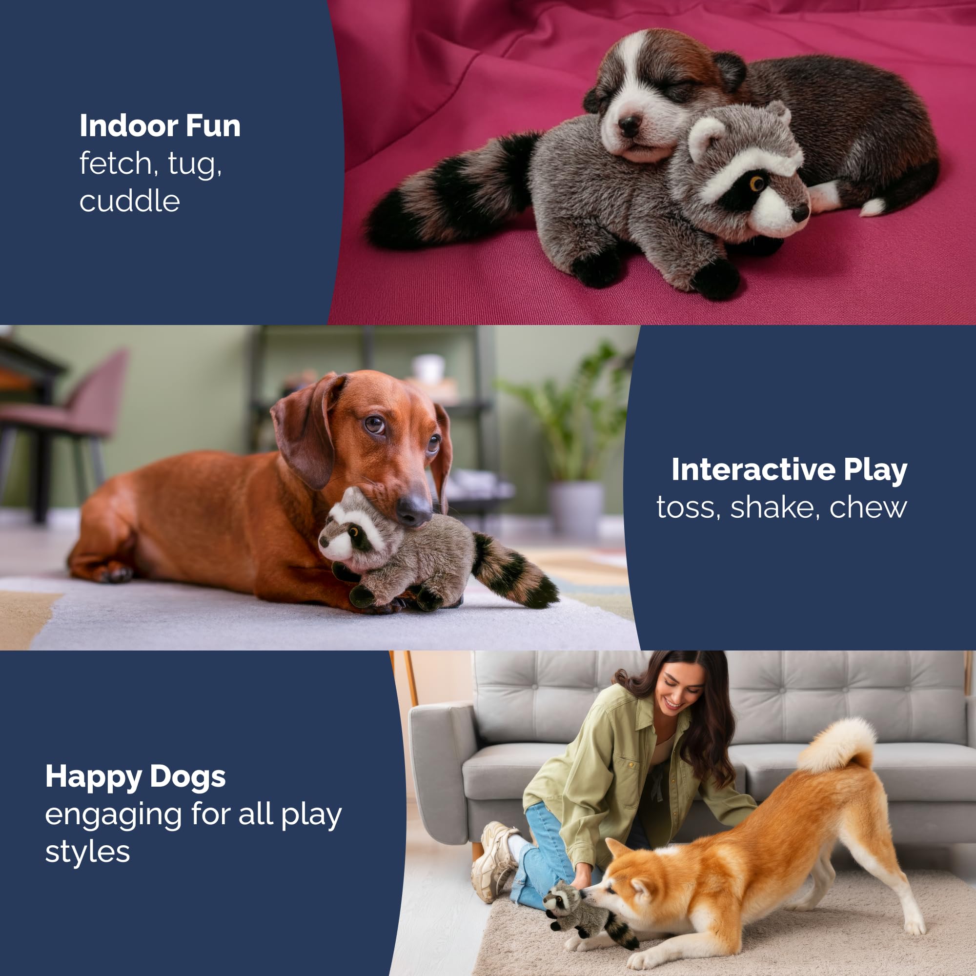 Pet Lou comparaison taille 20 cm montrant maniabilité pour chien moyen