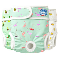 Pet Magasin culotte face pliable montrant maintien confortable