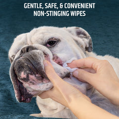 Lingette Pet MD vue rapprochée, texture douce pour peau sensible