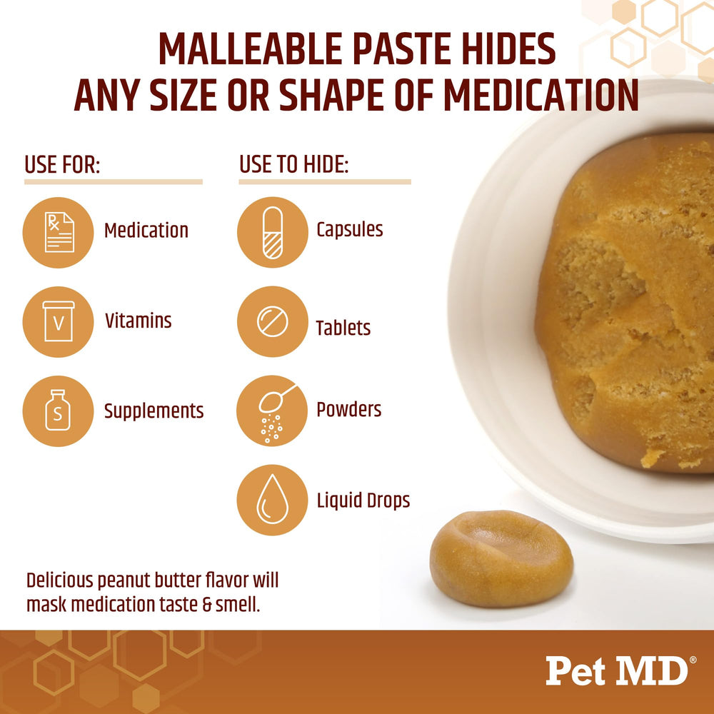 Gros plan texture de Pet MD montrant consistance malléable et adhérence efficace