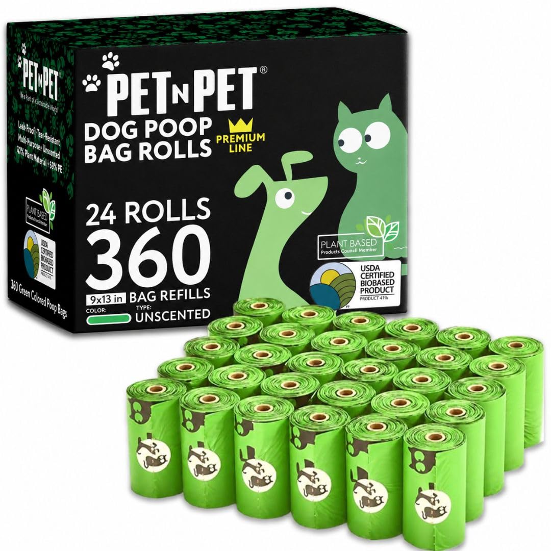 PET N PET emballage avant montrant 360 sacs et l'économie apportée