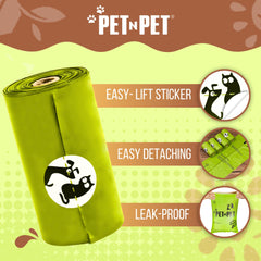 PET N PET gros plan perforation facile pour retirer un sac rapidement