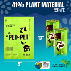 PET N PET gros plan sur un rouleau avec perforations pour séparation aisée