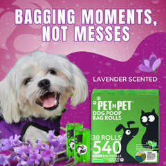 Pet N Pet sac ouvert contenant déjection, hygiène facilitée pendant ramassage