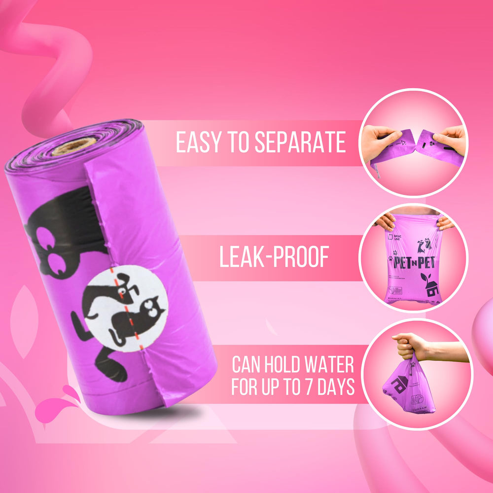 Pet N Pet sac utilisé lors d’une promenade pour une collecte hygiénique facile