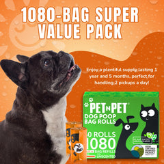 PET N PET sac utilisé à la laisse pour ramassage hygiénique rapide