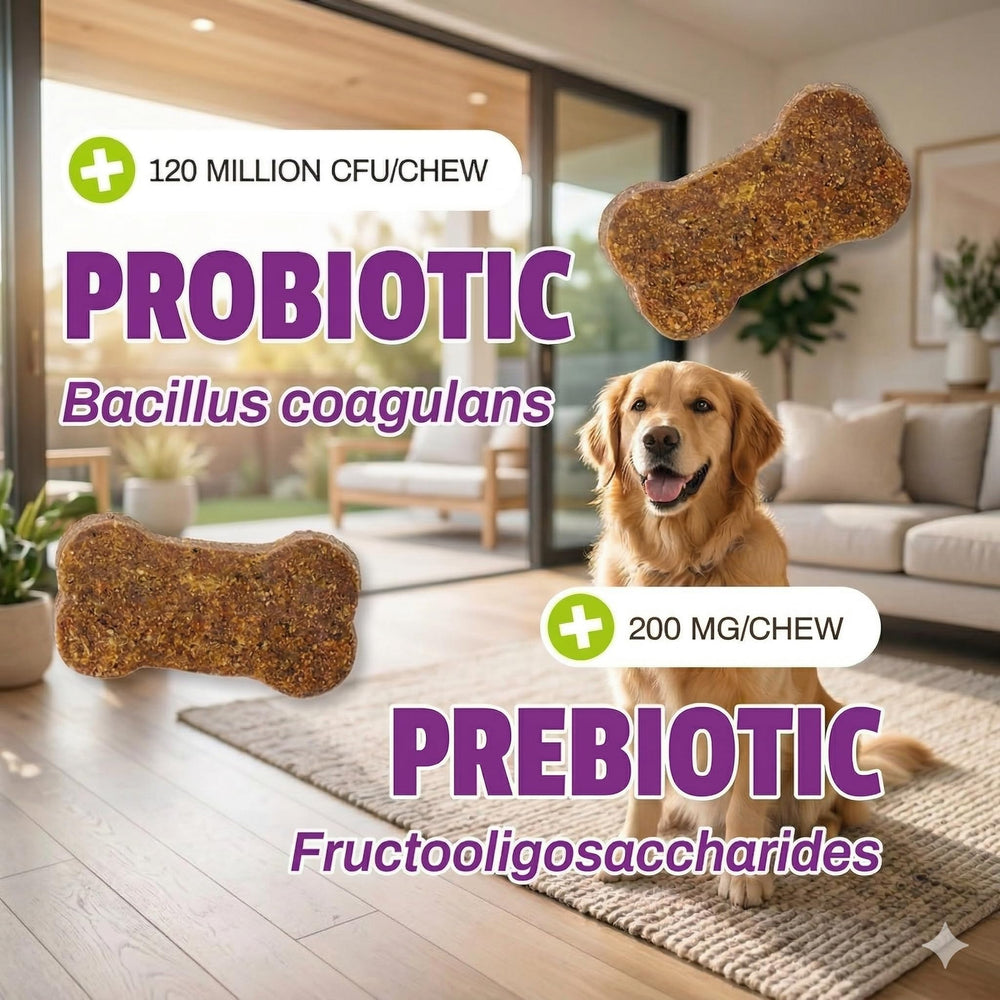 Pet Naturals chew tenu en main pour comparaison de taille pratique