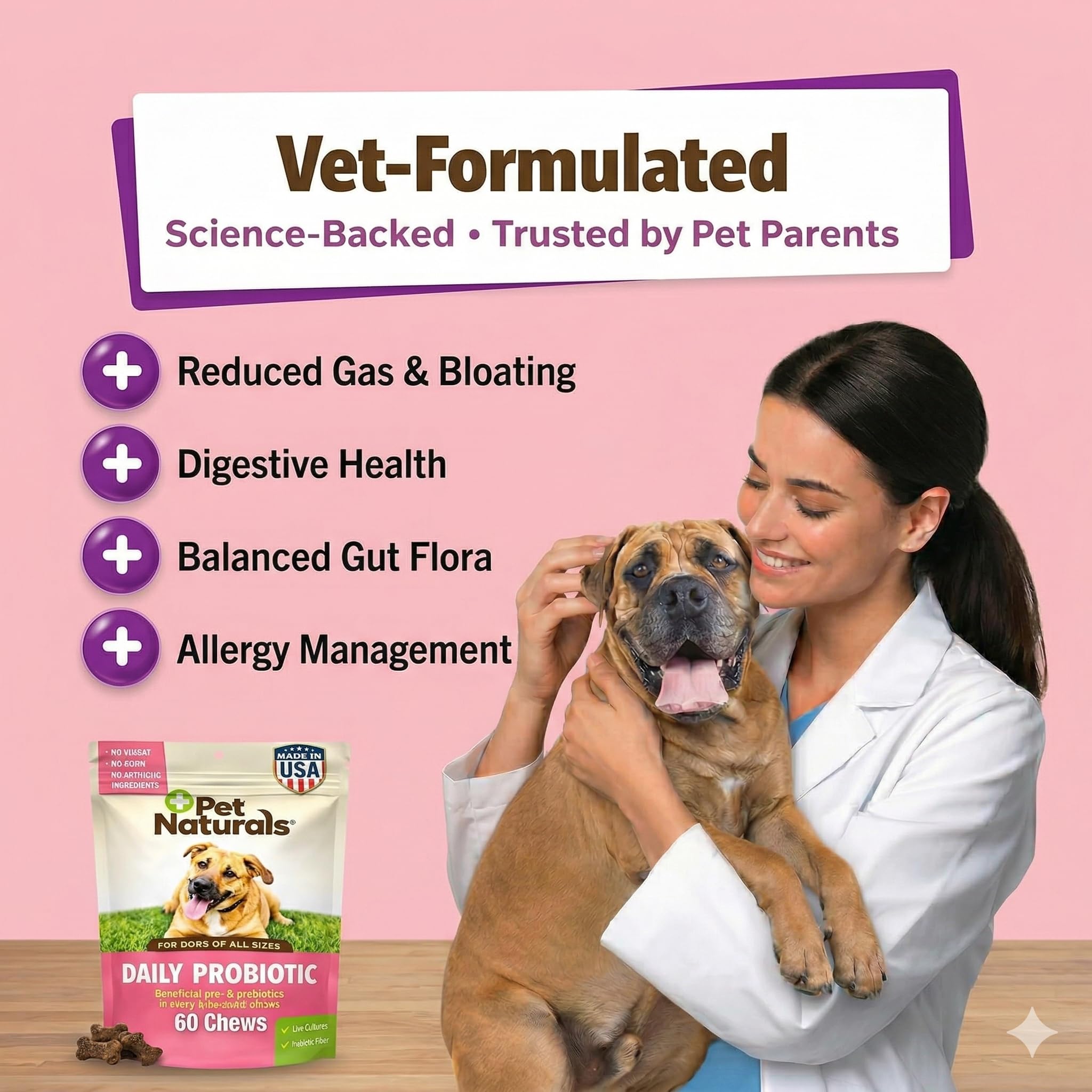 Pet Naturals étiquette ingrédients détaillés gage de transparence