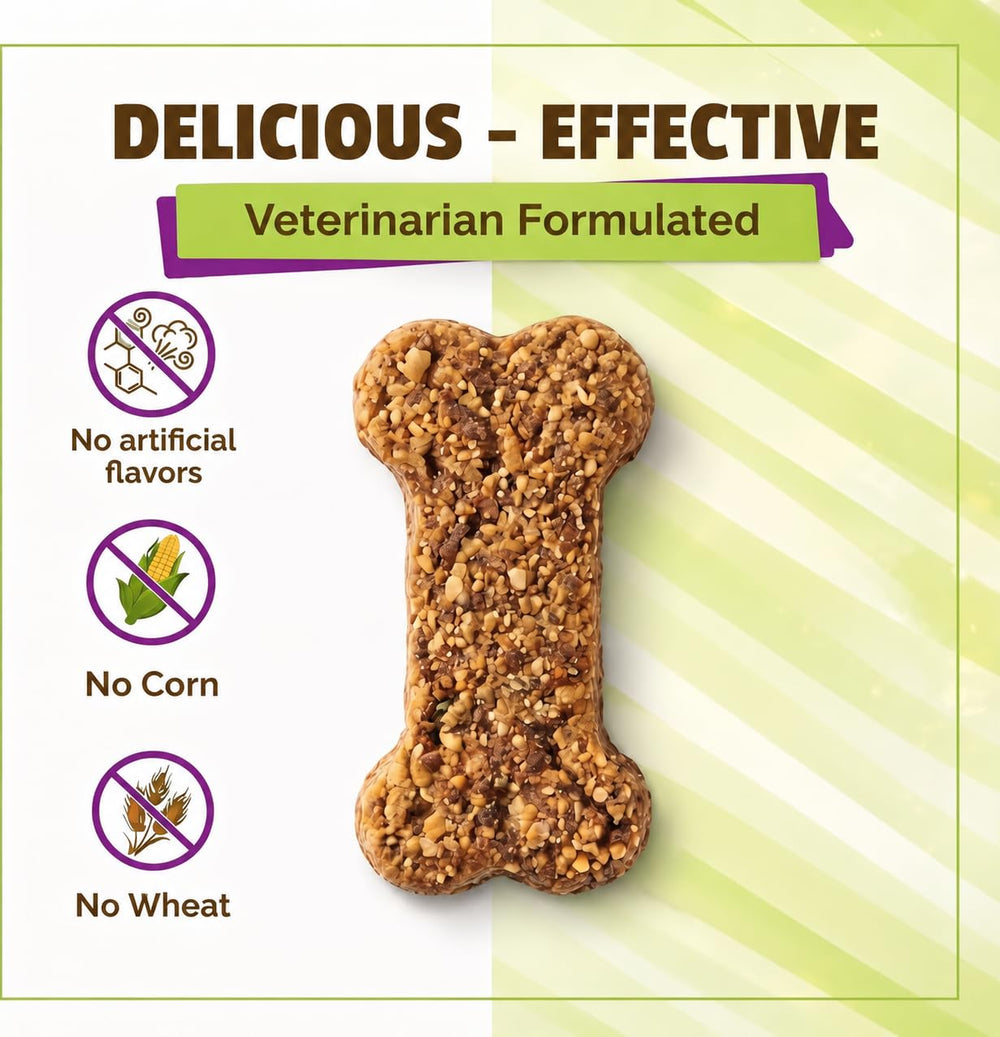 Pet Naturals étiquette lisible des ingrédients, aide à vérifier les composants clés
