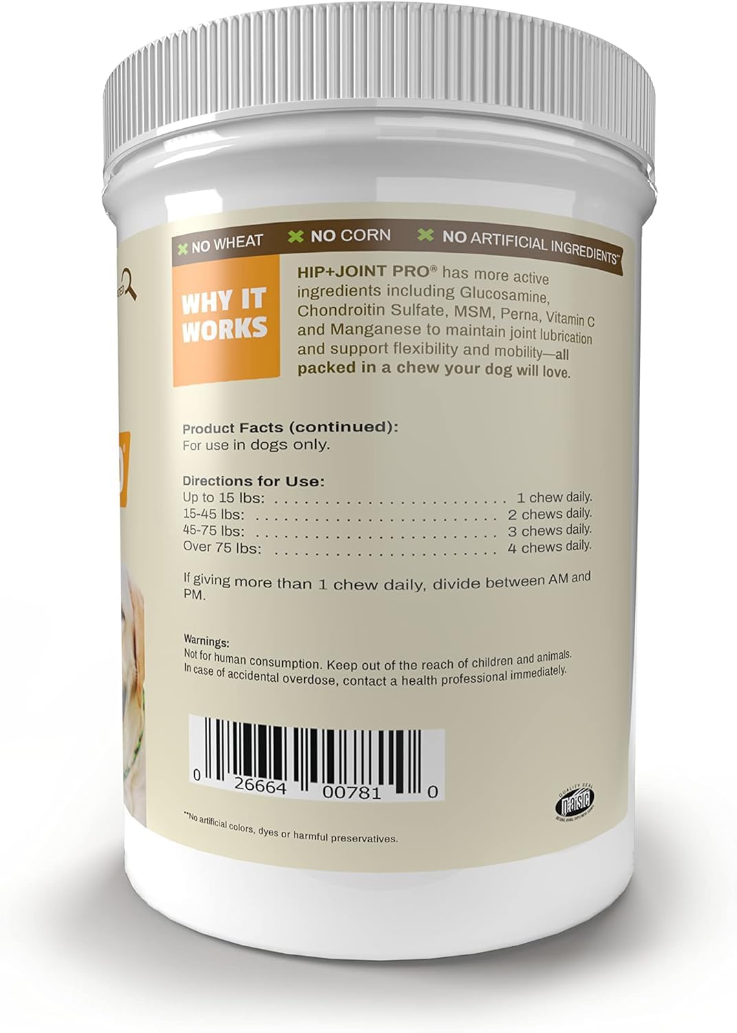 Pet Naturals bouteille sur fond de montagne du Vermont, fabrication américaine