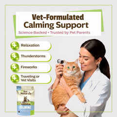 Pet Naturals pot ouvert avec masticables visibles, administration facile