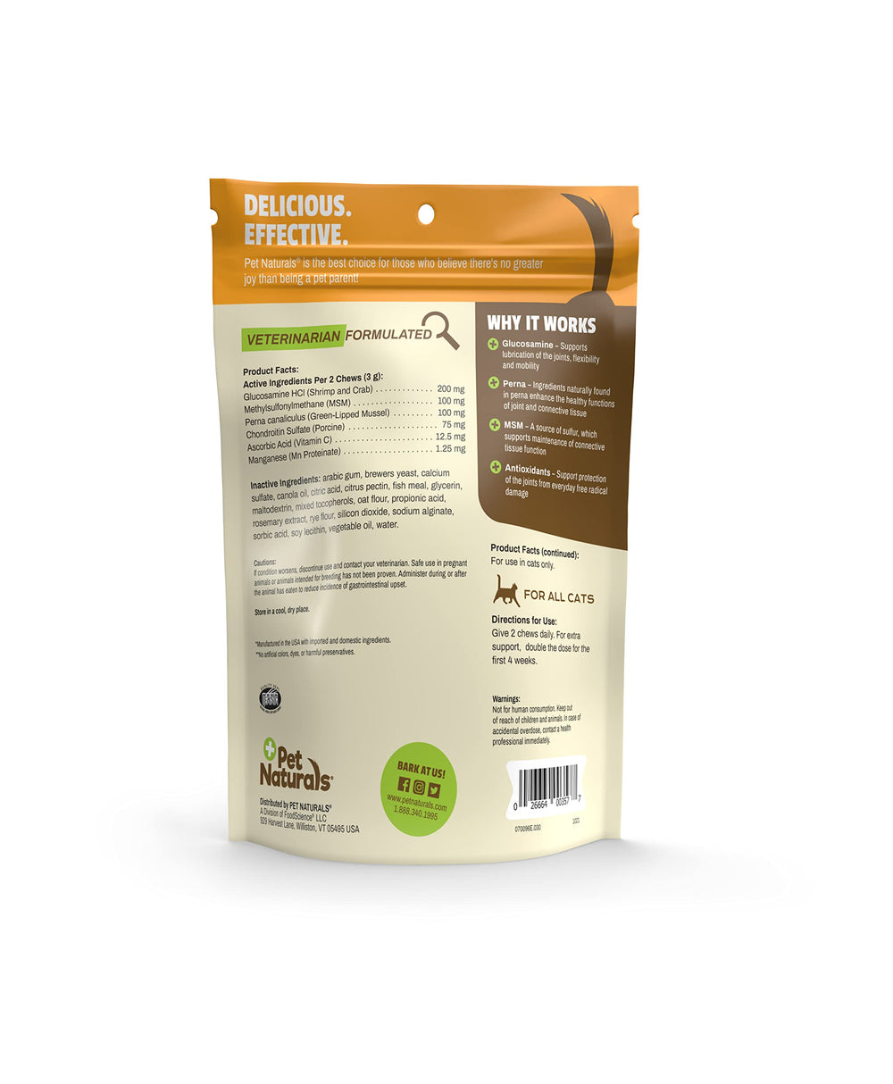 Pet Naturals pastilles vues de près, appétentes et faciles à donner