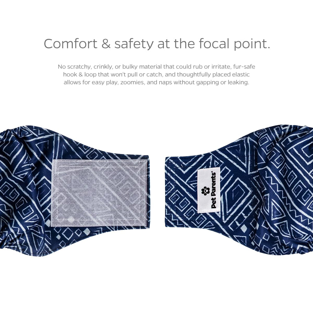 Pet Parents belly band portée sur chien assurant confort et sécurité