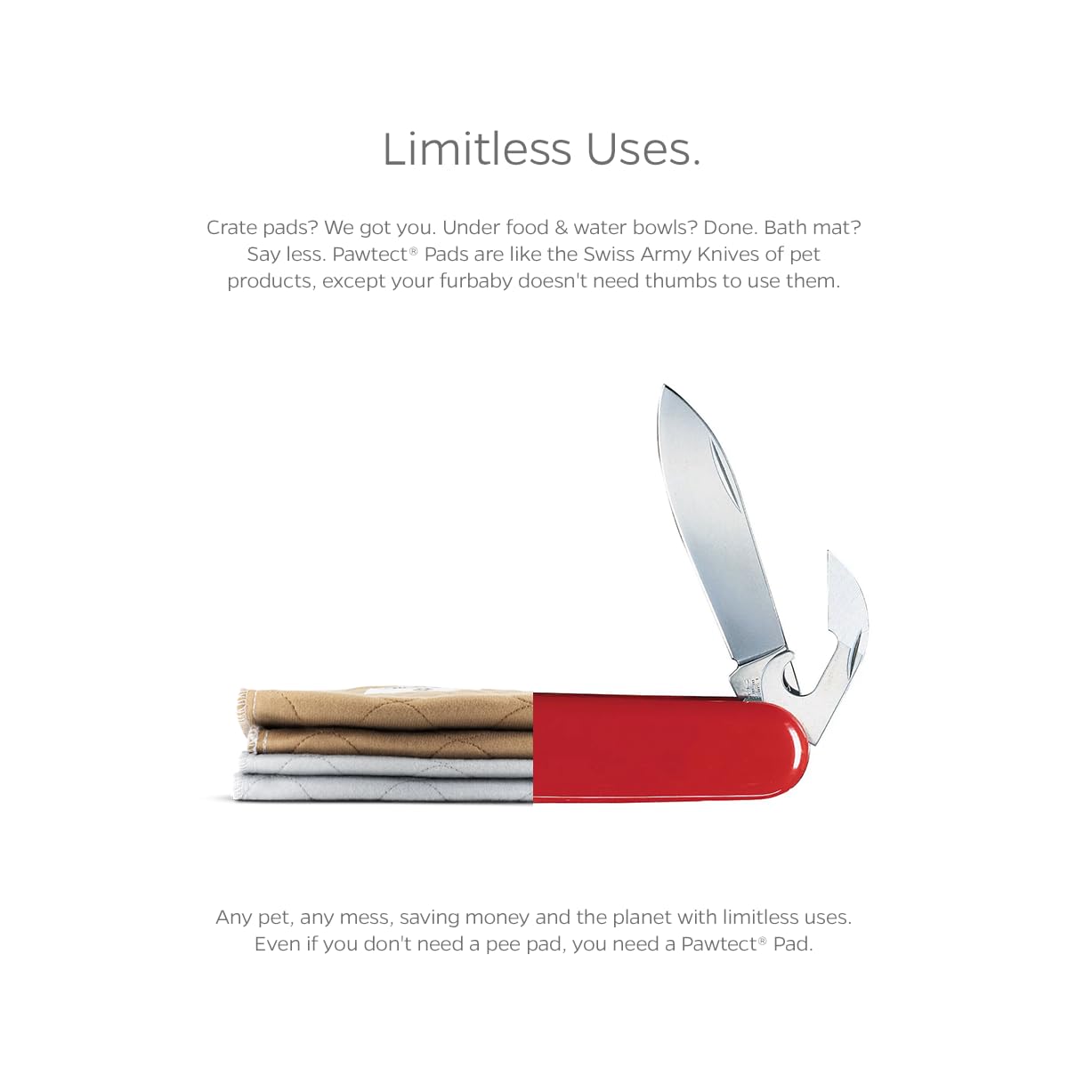 Pet Parents bord triple surpiqûre durable pour usage fréquent