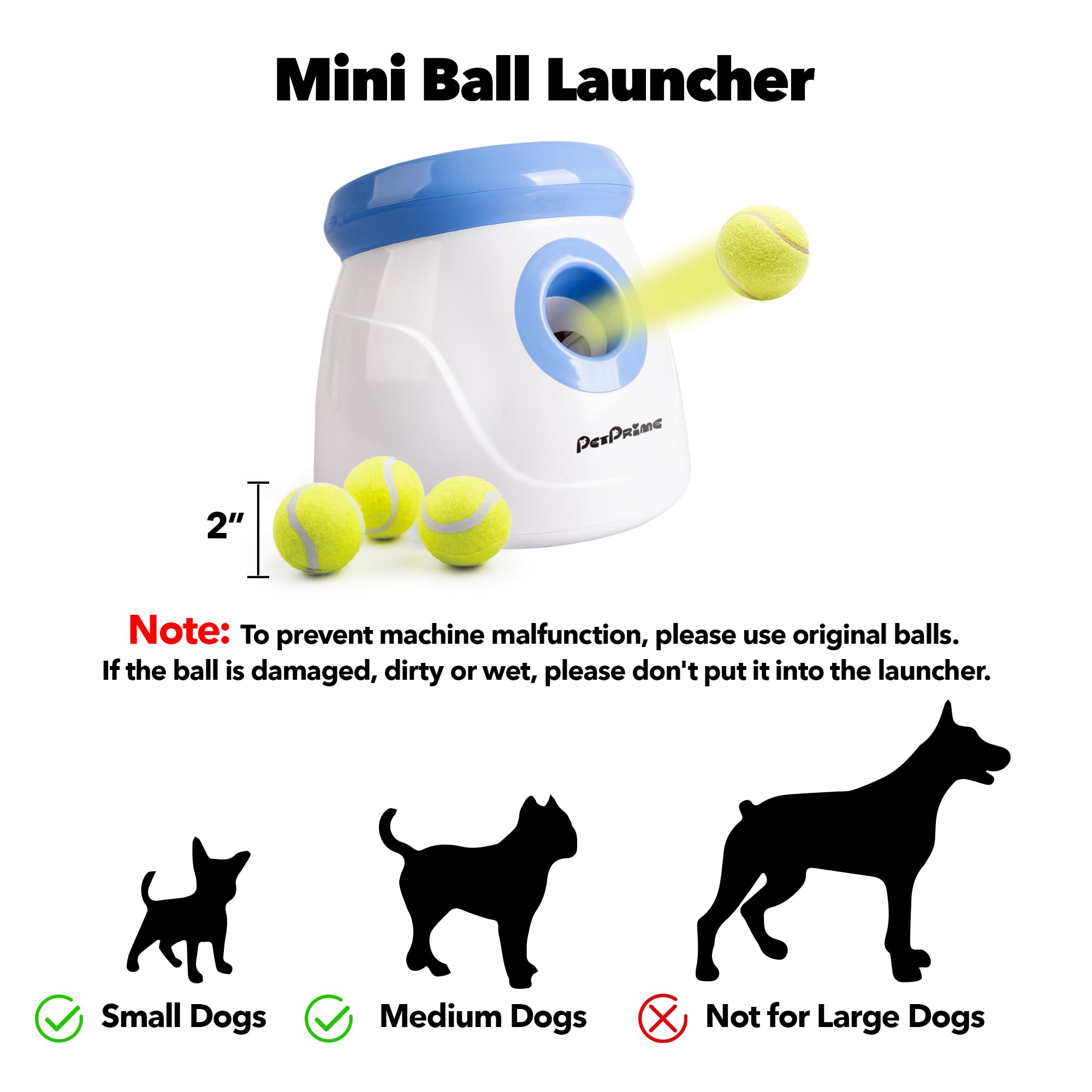 Pet Prime lanceur en usage dans un jardin avec chien courant, divertissement actif