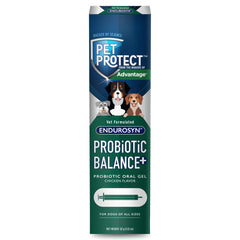 Pet Protect image du paquet montrant le gel oral et bénéfice confort digestif