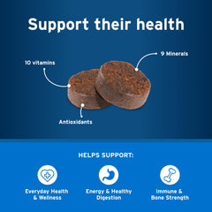 Pet Protect comparaison taille masticable pour dosages clairs