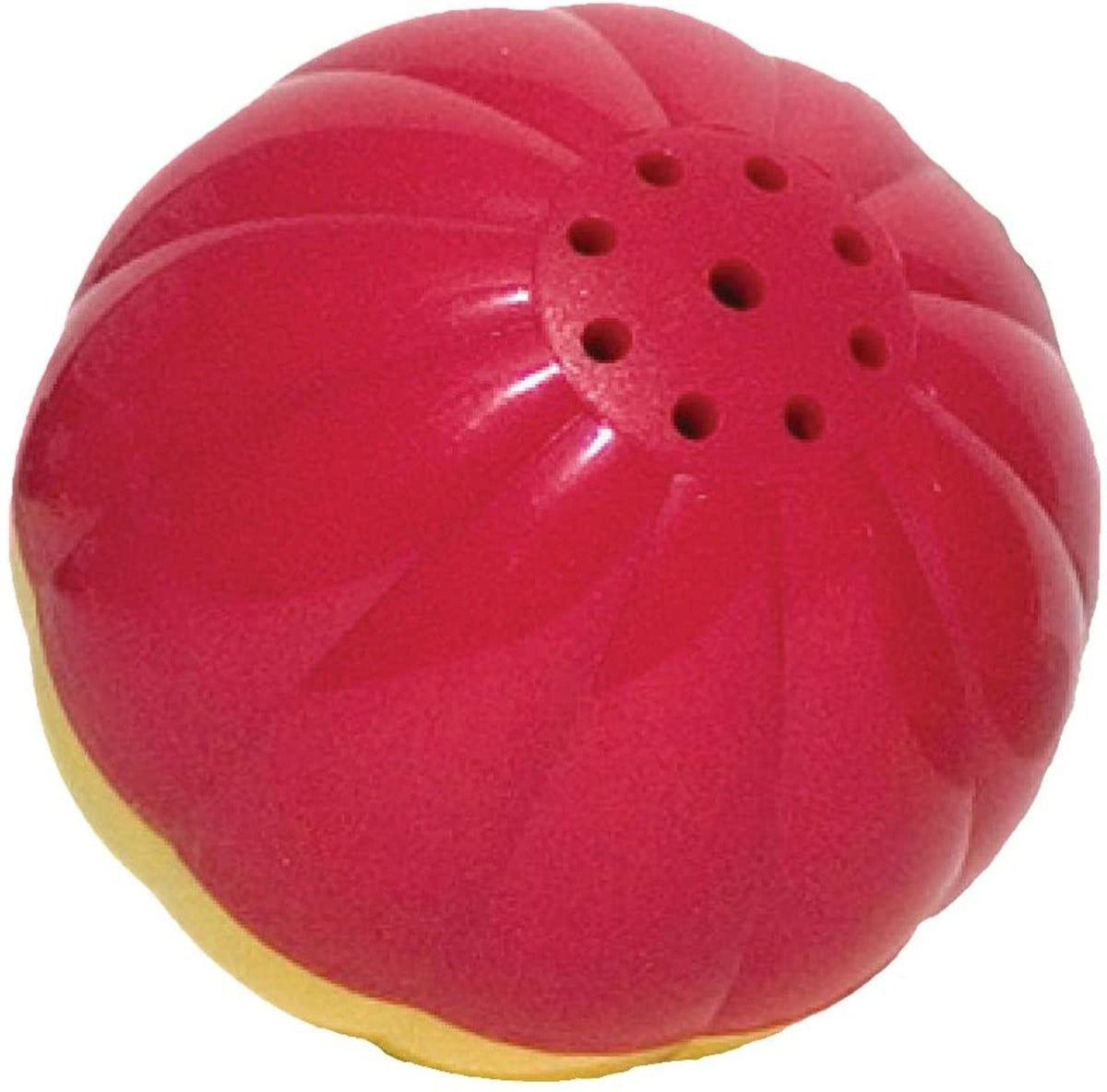 Pet Qwerks babble ball devant montrant forme et couleur et attirant l’attention