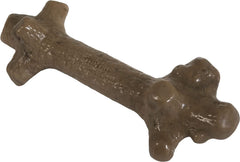 Pet Qwerks BarkBone face avant présentant forme et goût beurre d'arachide pour longue mastication