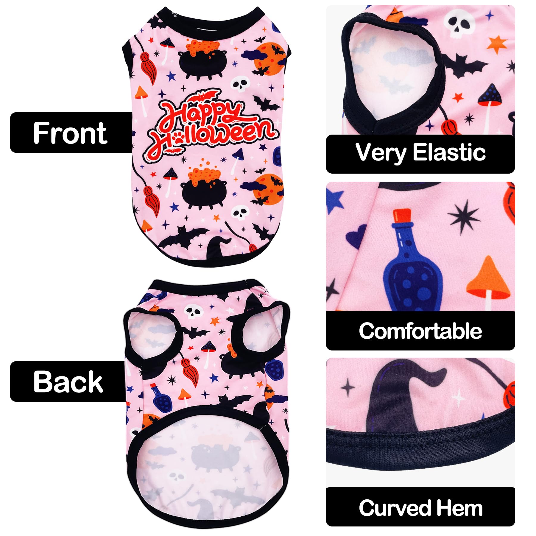PET SHOW chemise orange imprimée citrouille portée, look festif sûr