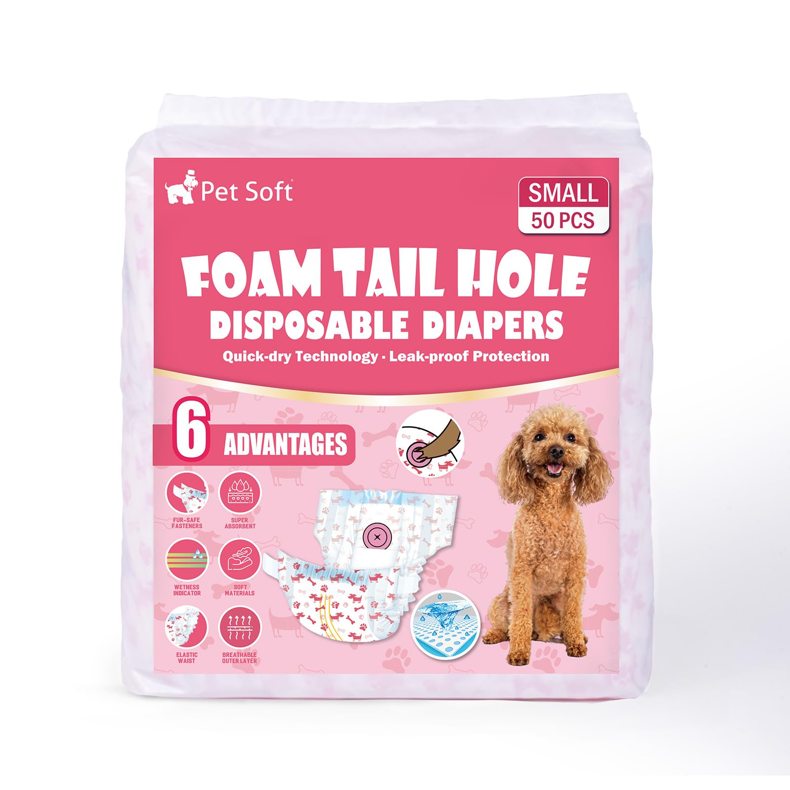 Pet Soft comparaison échelle taille S contre règle, facilite choix adapté