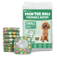 Pet Soft vue avant de l'emballage montrant le lot de 24 et le design pour une protection pratique