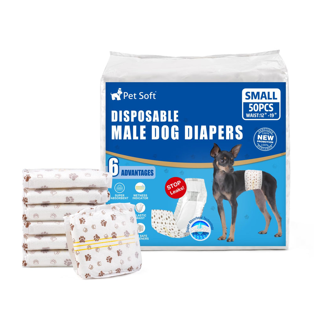 Pet Soft culotte devant emballage montrant le produit et bénéfice de protection
