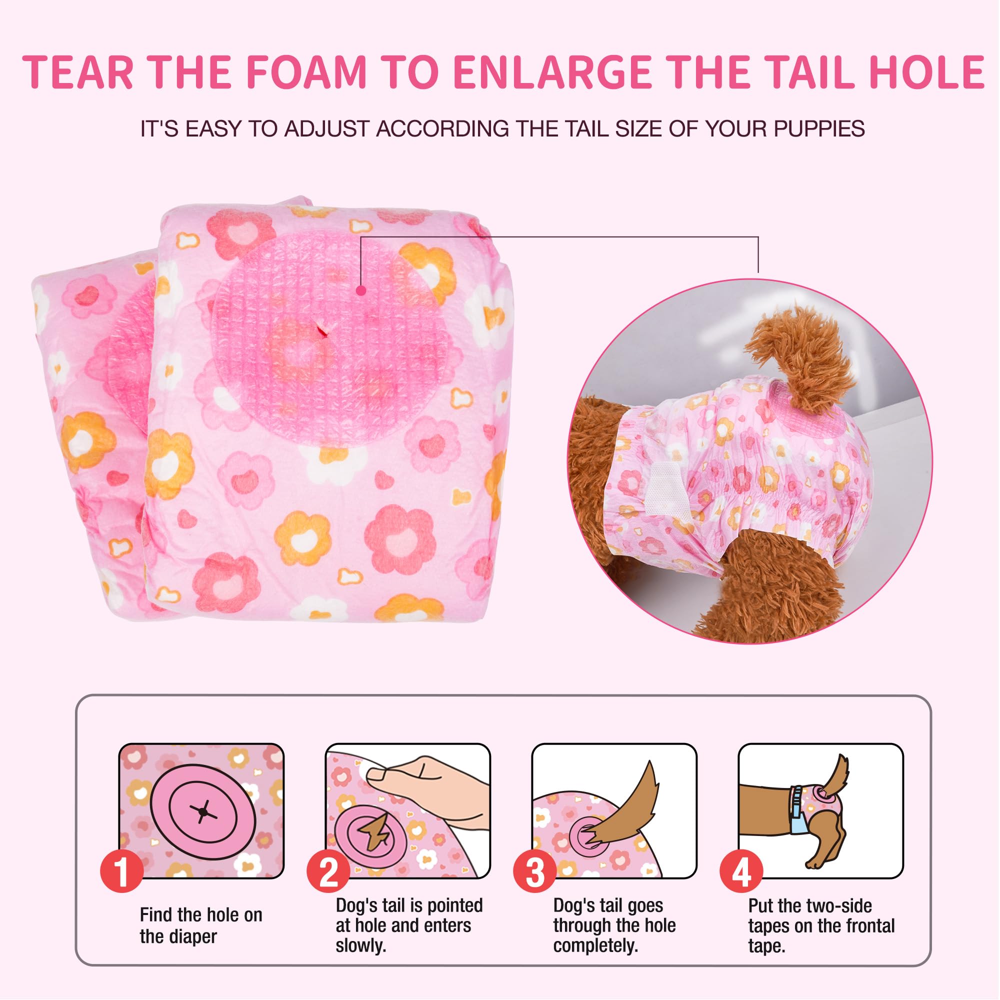 Pet Soft gros plan de la mousse pour queue pour ajustement personnalisé