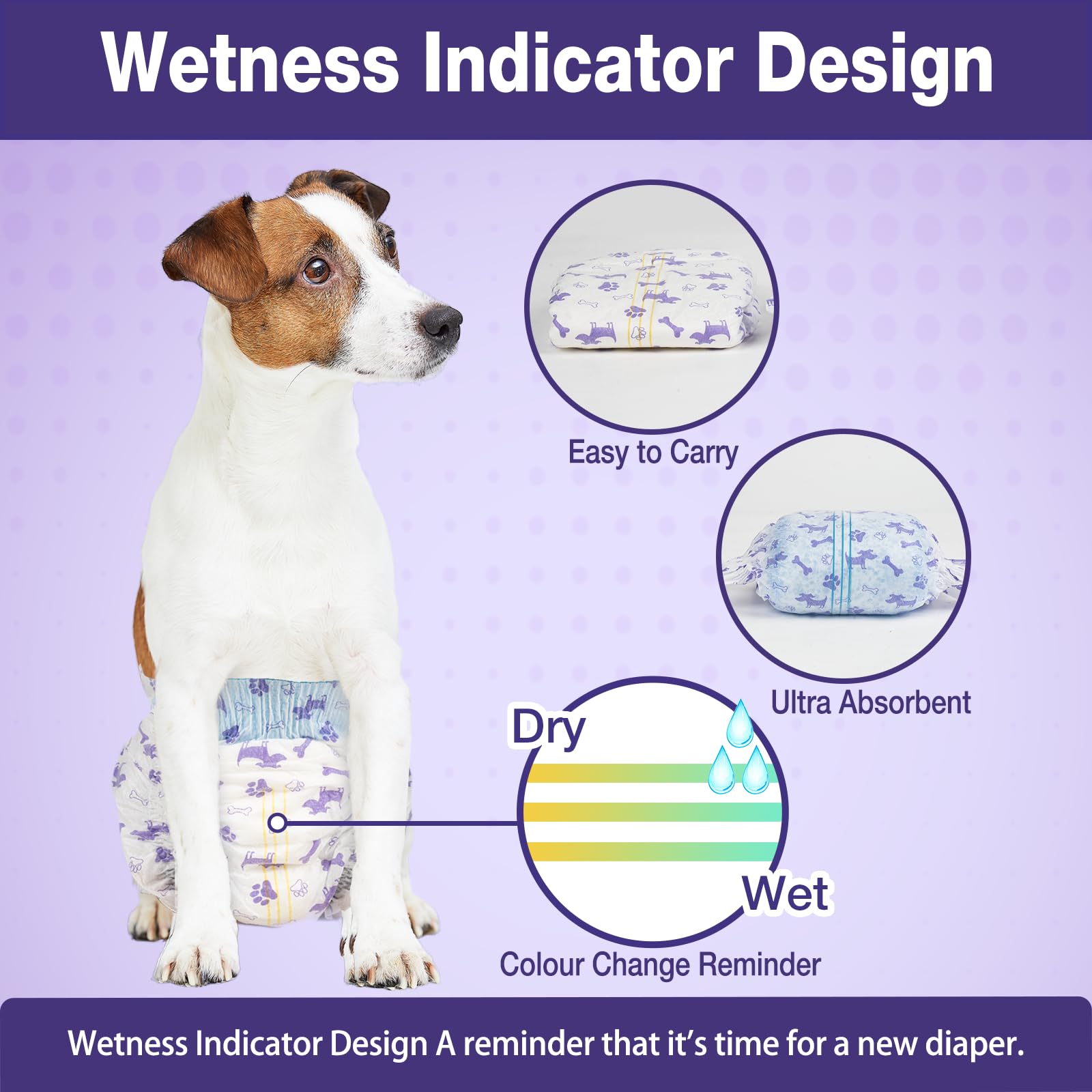 Pet Soft gros plan du noyau super-absorbant offrant protection rapide