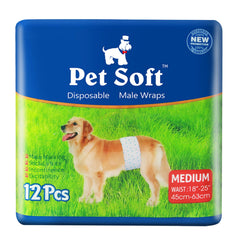 Pet Soft emballage avant montrant le lot de 12 et l'information taille