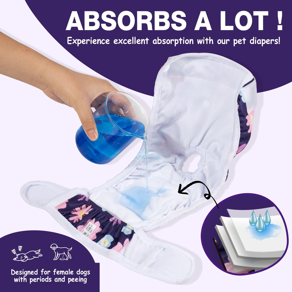 Pet Soft gros plan du coussinet absorbant offrant haute absorption