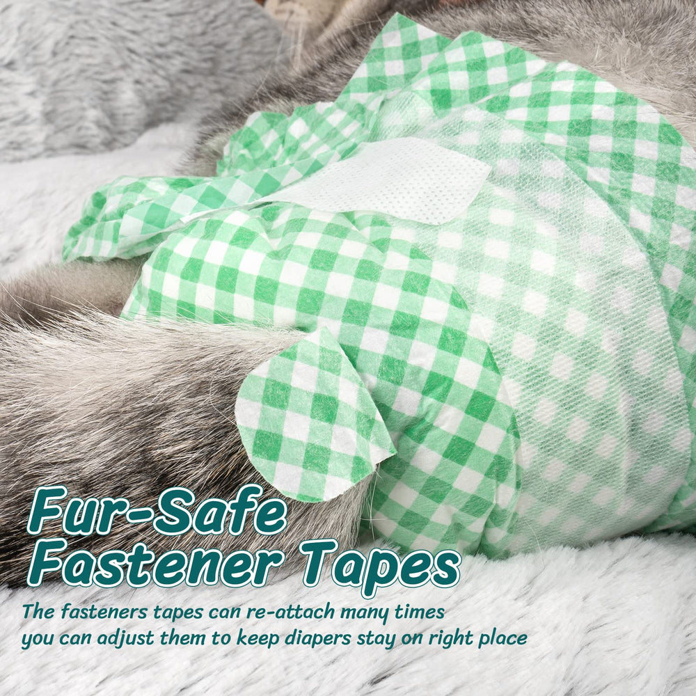 Pet Soft motif à carreaux en gros plan, design discret et esthétique