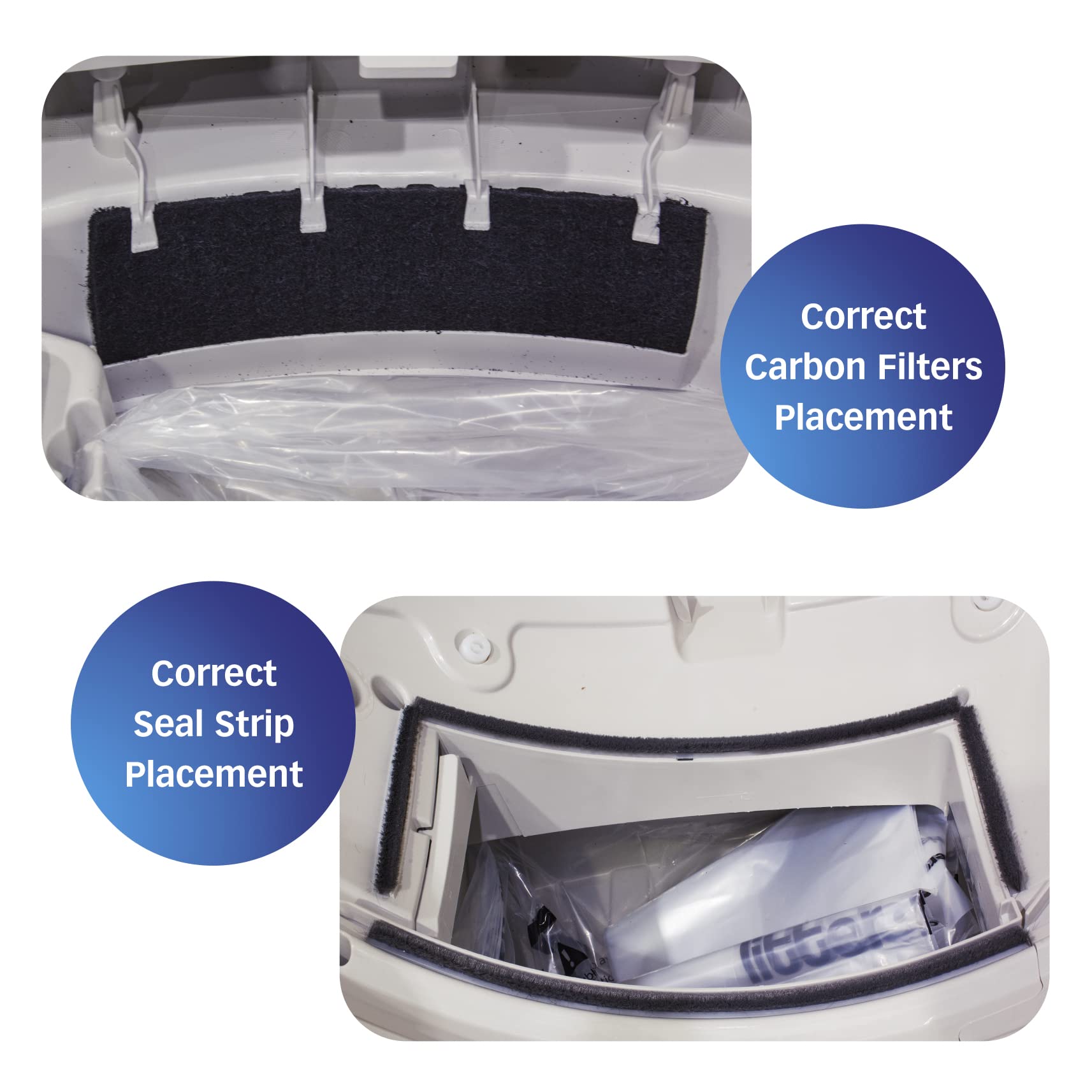 PET STANDARD bandes et filtres ensemble pour entretien complet du tiroir