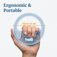 Pet Technology Store Halo profil illustrant la légèreté et prise en main confortable