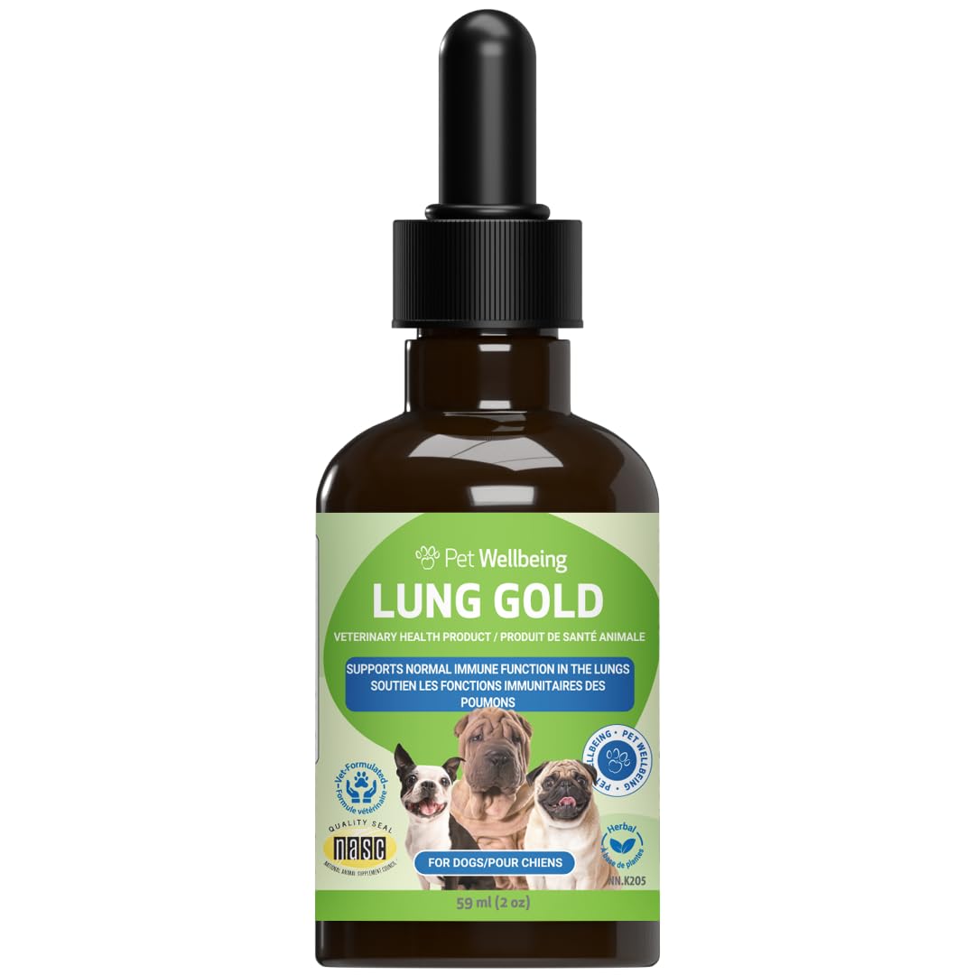 Pet Wellbeing flacon devant montrant le format liquide et facilité d'administration