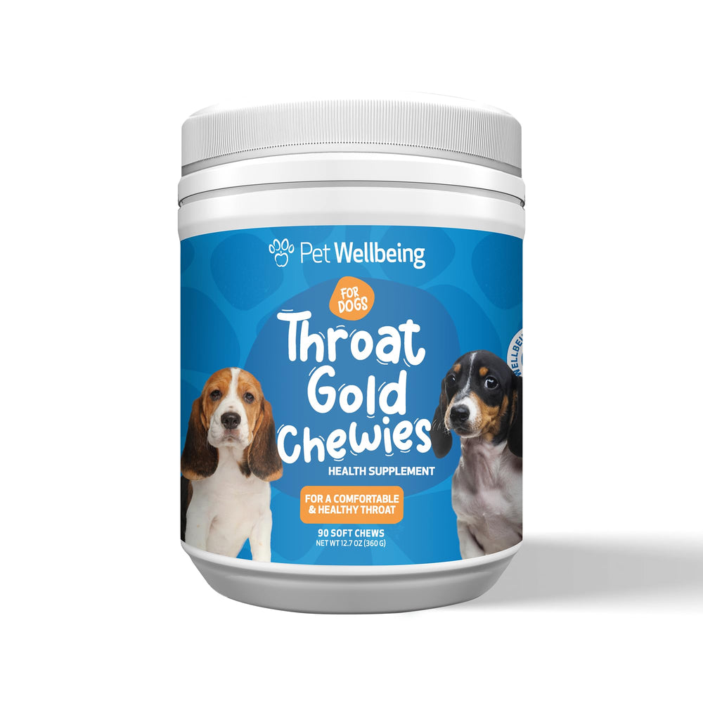 Pet Wellbeing pot avant montrant l'étiquette et la praticité pour administration quotidienne