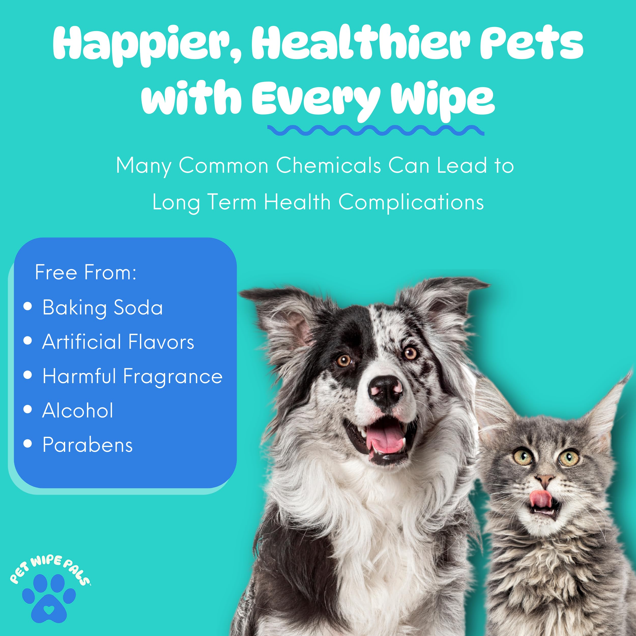 Pet Wipe Pals chat tranquille utilisant lingette dans cadre quotidien apaisant
