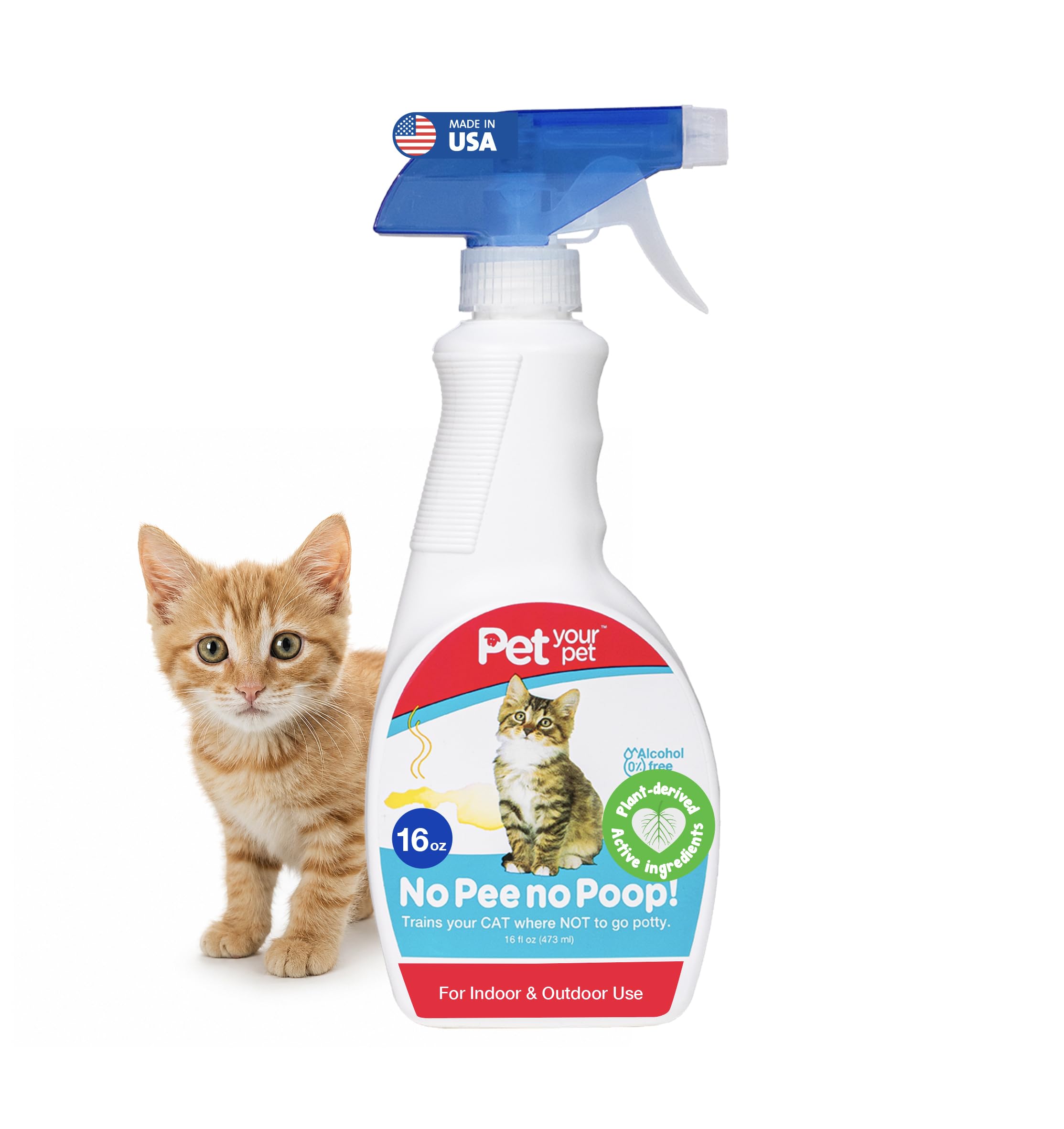 PET YOUR PET flacon avant montrant l'emballage et facilité d'utilisation