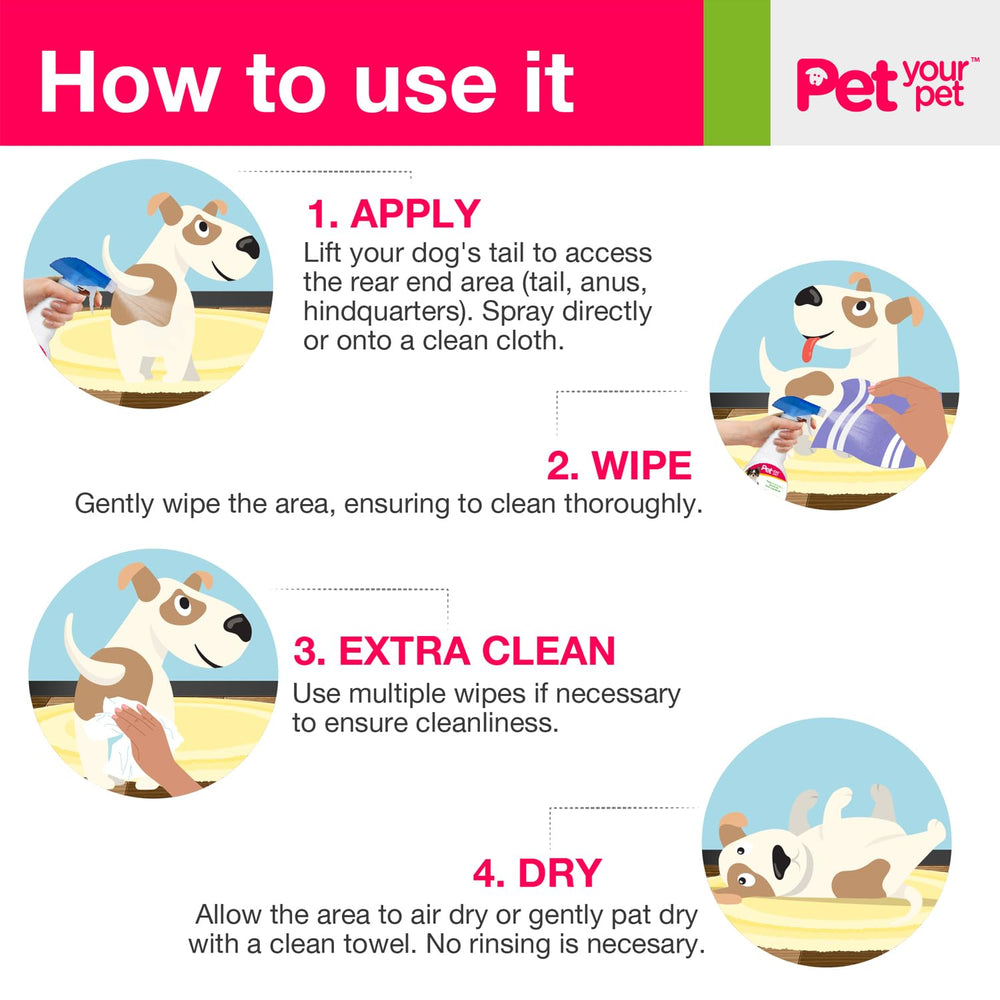 PET YOUR PET usage extérieur dans jardin pour entretien après balade
