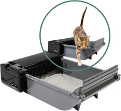 Pet Zone Smart Scoop face avant montrant design compact et accès facile