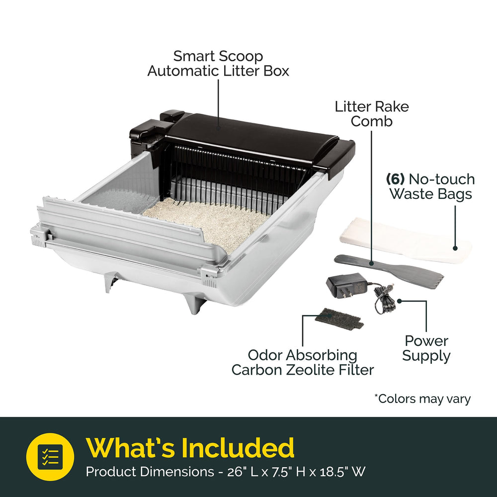 Pet Zone Smart Scoop paroi haute réduisant les projections et garde la maison propre