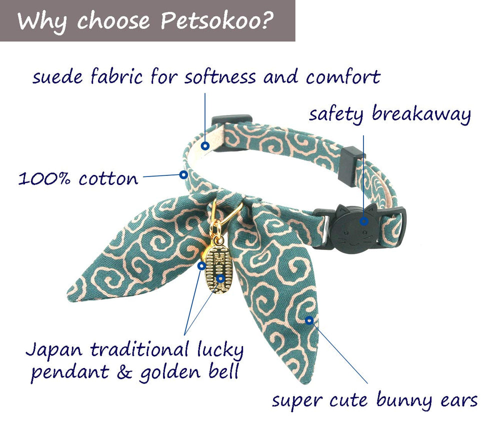 PetSoKoo gros plan sur oreilles de lapin du nœud, finition artisanale confortable