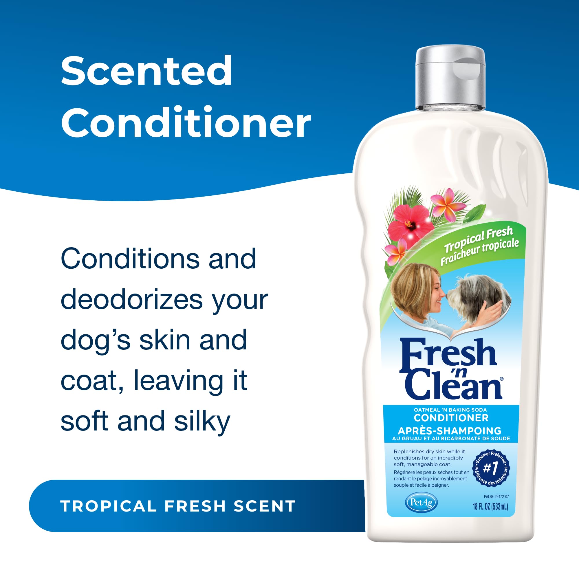 PetAg goutte de produit texture onctueuse pour un démêlage efficace