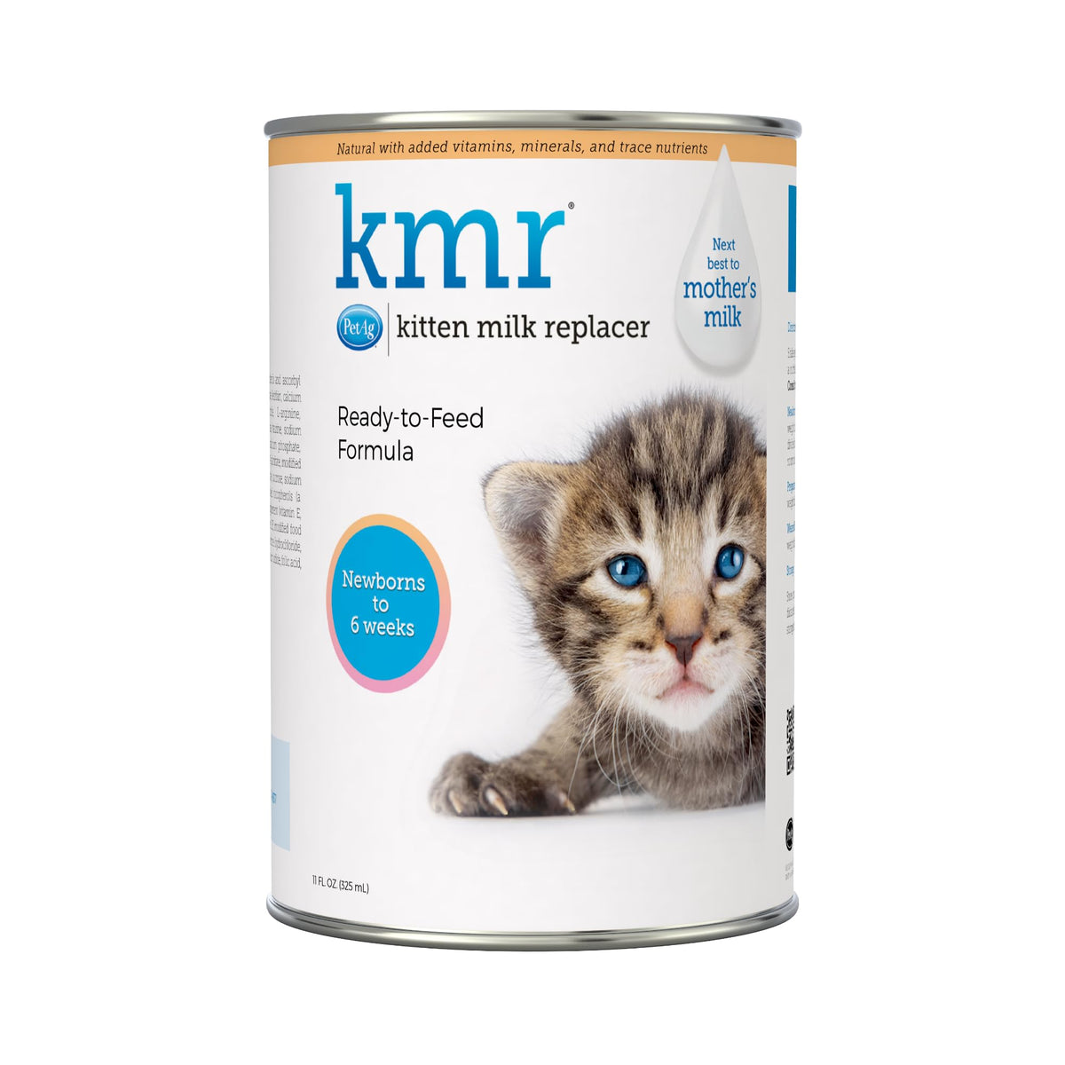 PetAg KMR face de la boîte montrant emballage et format pratique