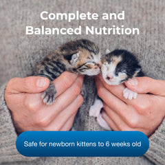 PetAg KMR préparation en biberon illustrant simplicité d'usage et sécurité alimentaire