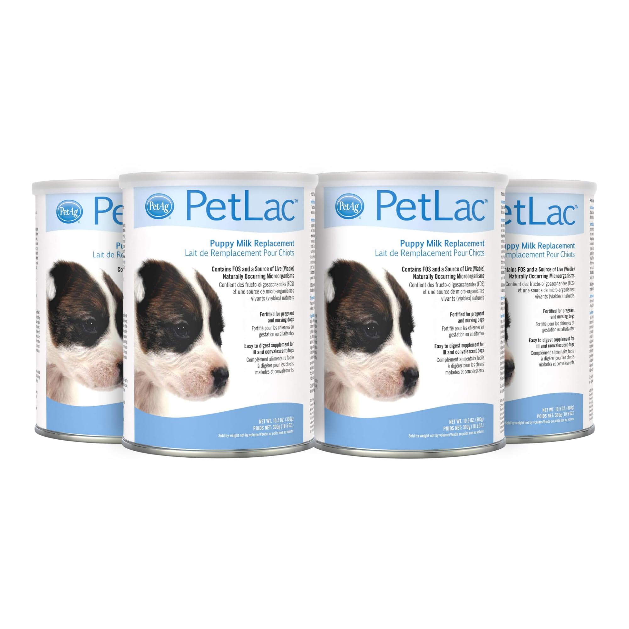 PetAg PetLac emballage avant montrant informations produit et portion pratique