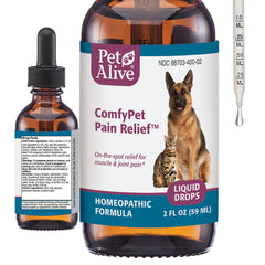 PetAlive bouteille face montrant produit pratique et bénéfice mobilité