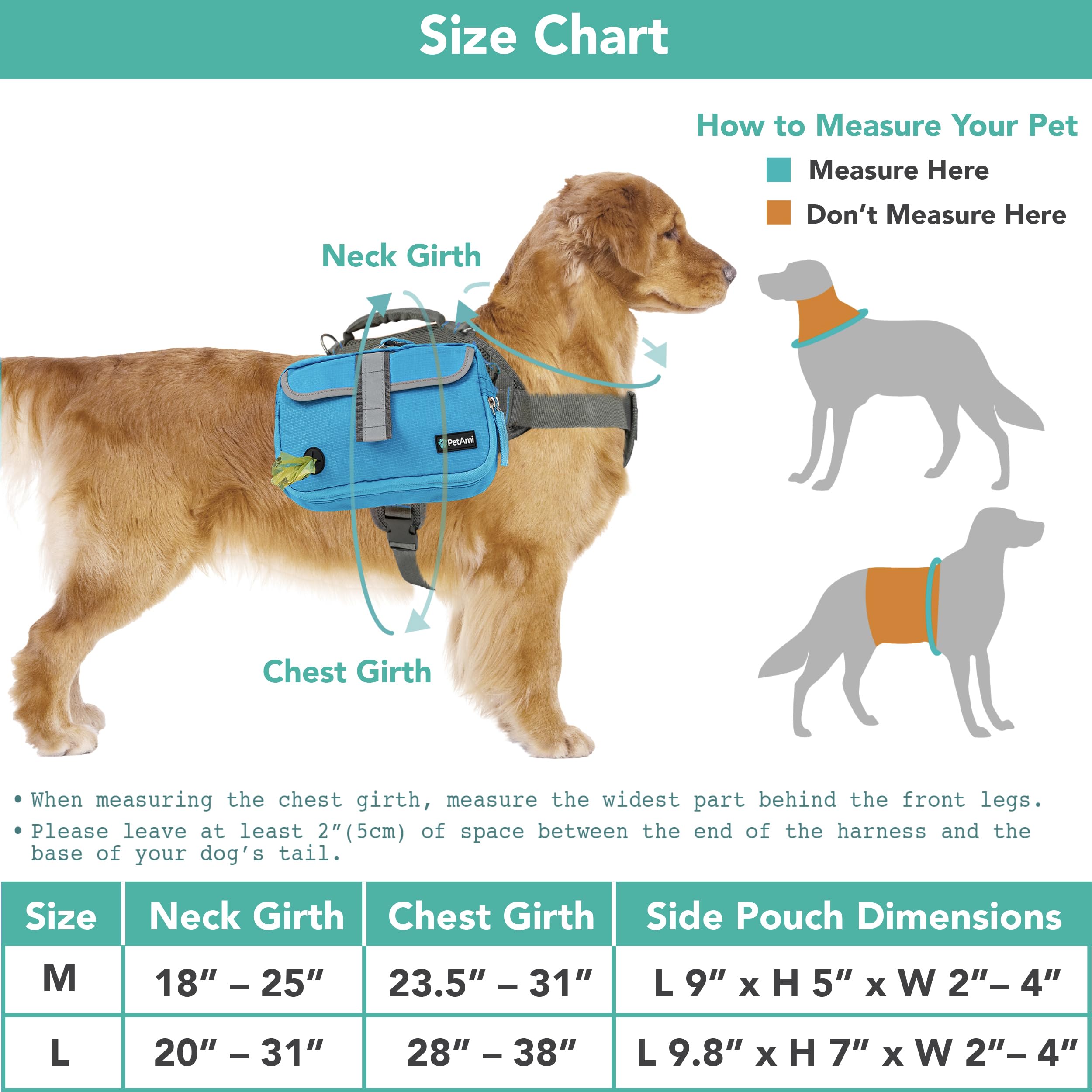 PetAmi chien en randonnée portant le sac, optimise autonomie et rangement