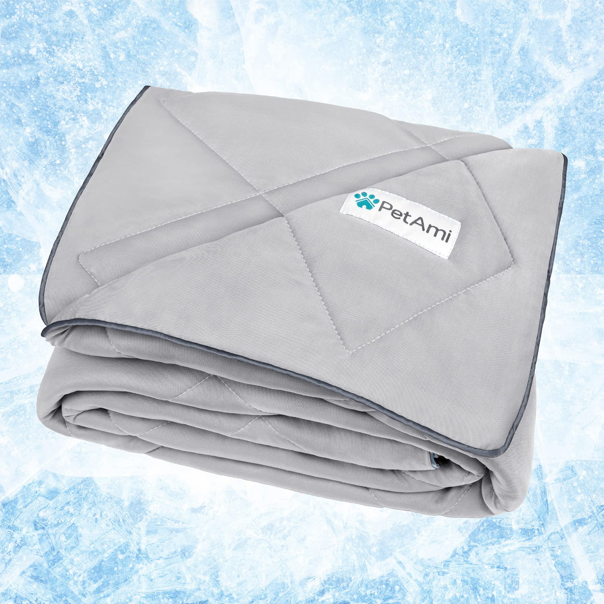 PetAmi couverture pile avant gris clair pour confort et protection