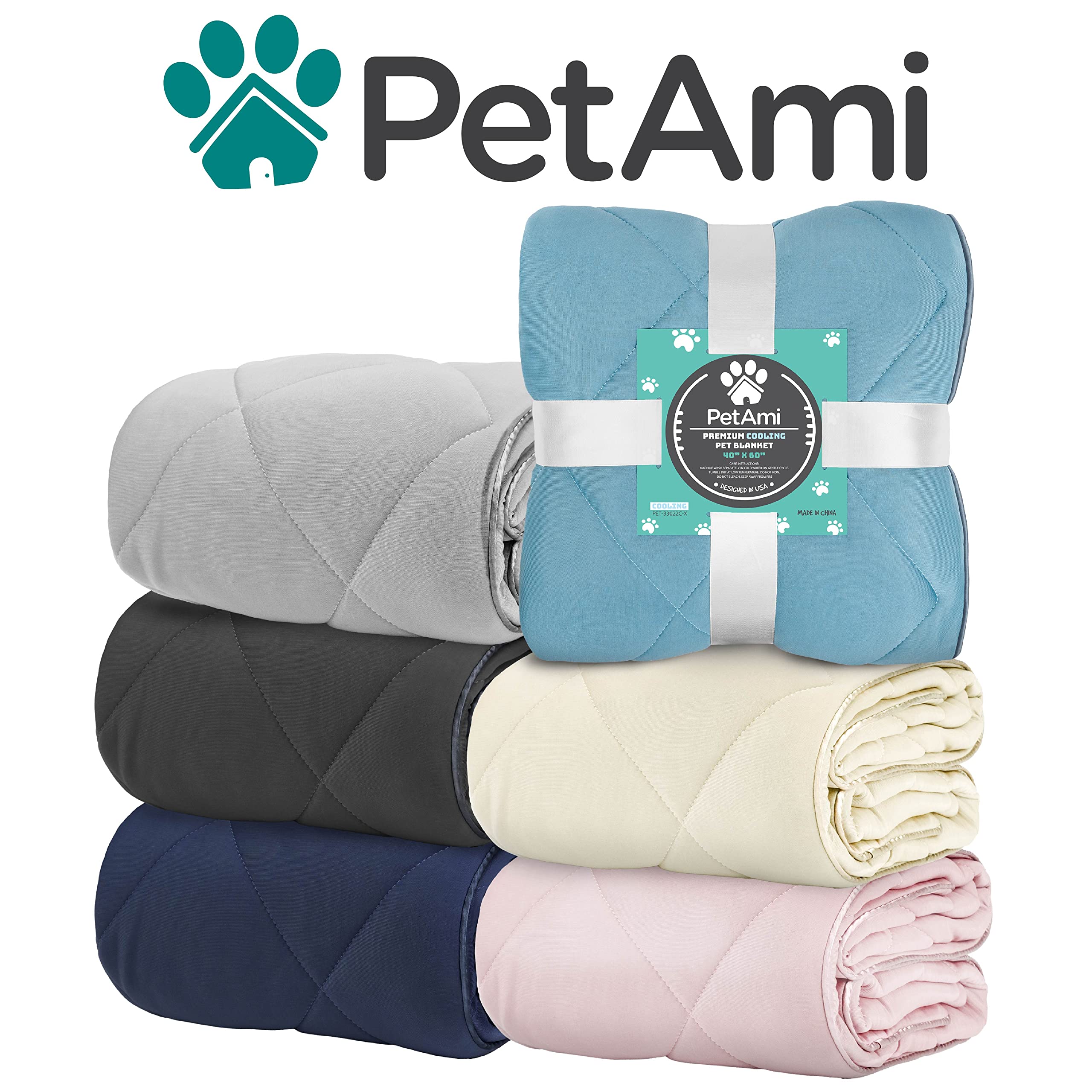 PetAmi couverture pliée pour rangement compact et transport facile